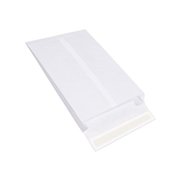 Bsc Preferred 12 x 16 x 2'' White Expandable Tyvek Envelopes, 100PK BUY00017865 - main